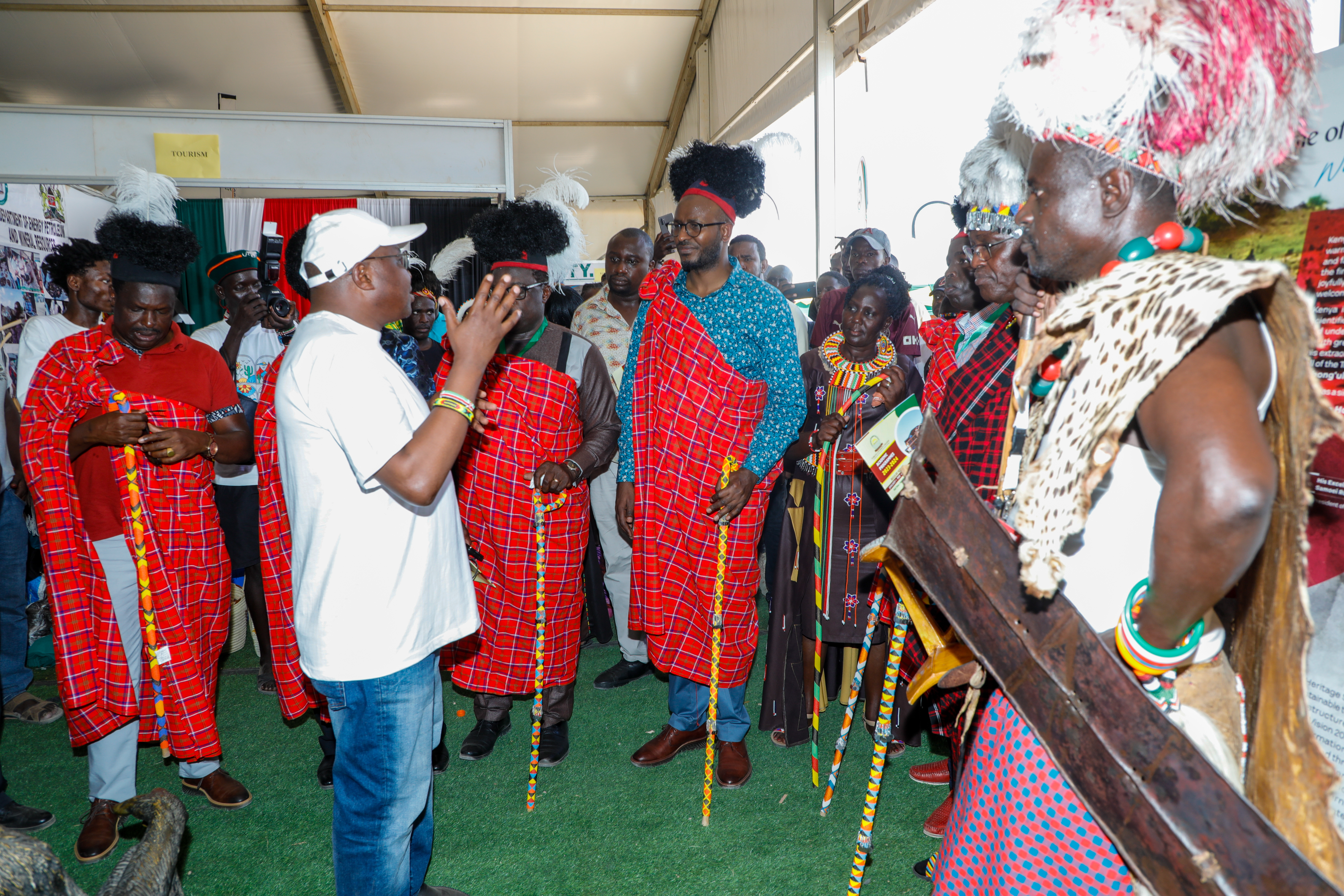 County Governors visit to the KHHO Stand at the 2024 Tobong'u lore festival.