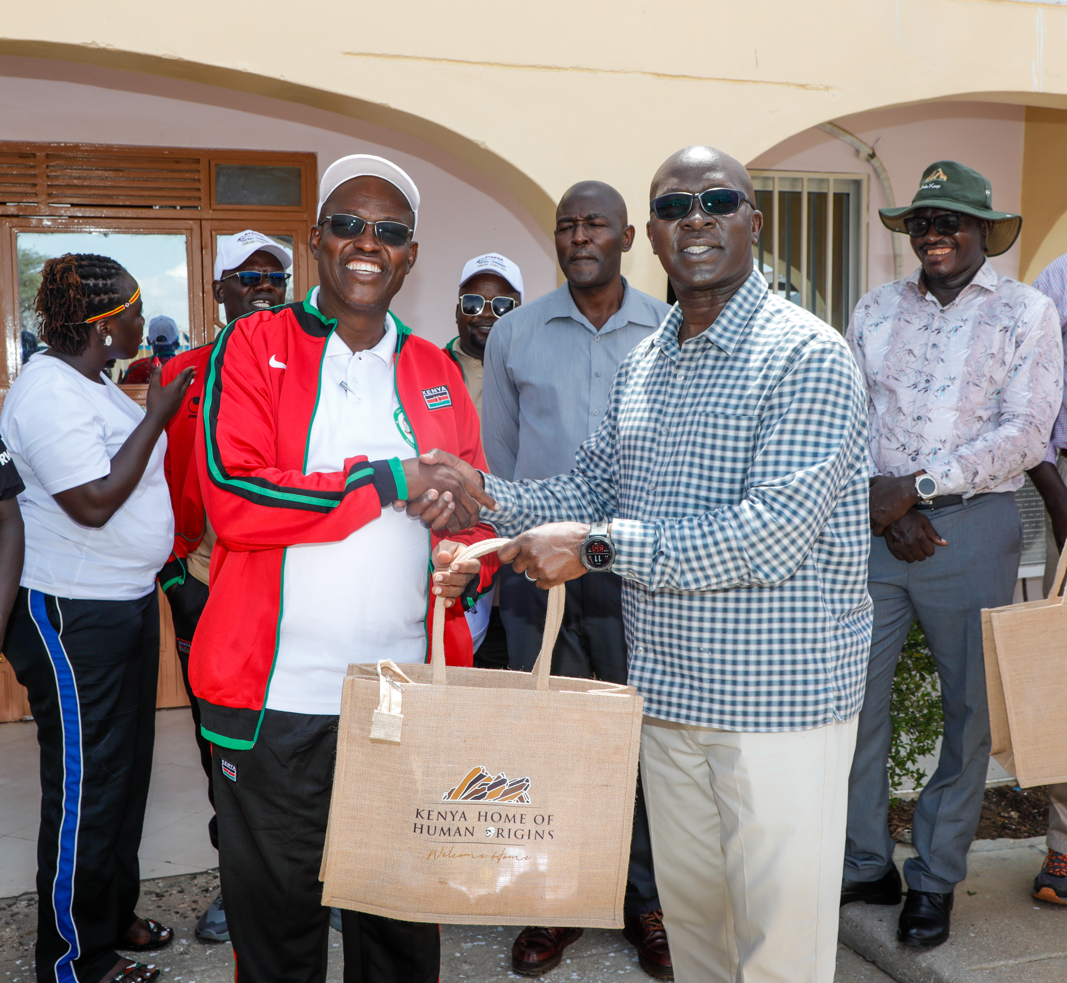 Technical Committee Chair, Maj Gen Waliaula, meeting with Turkana County Governor, Oct 2024.