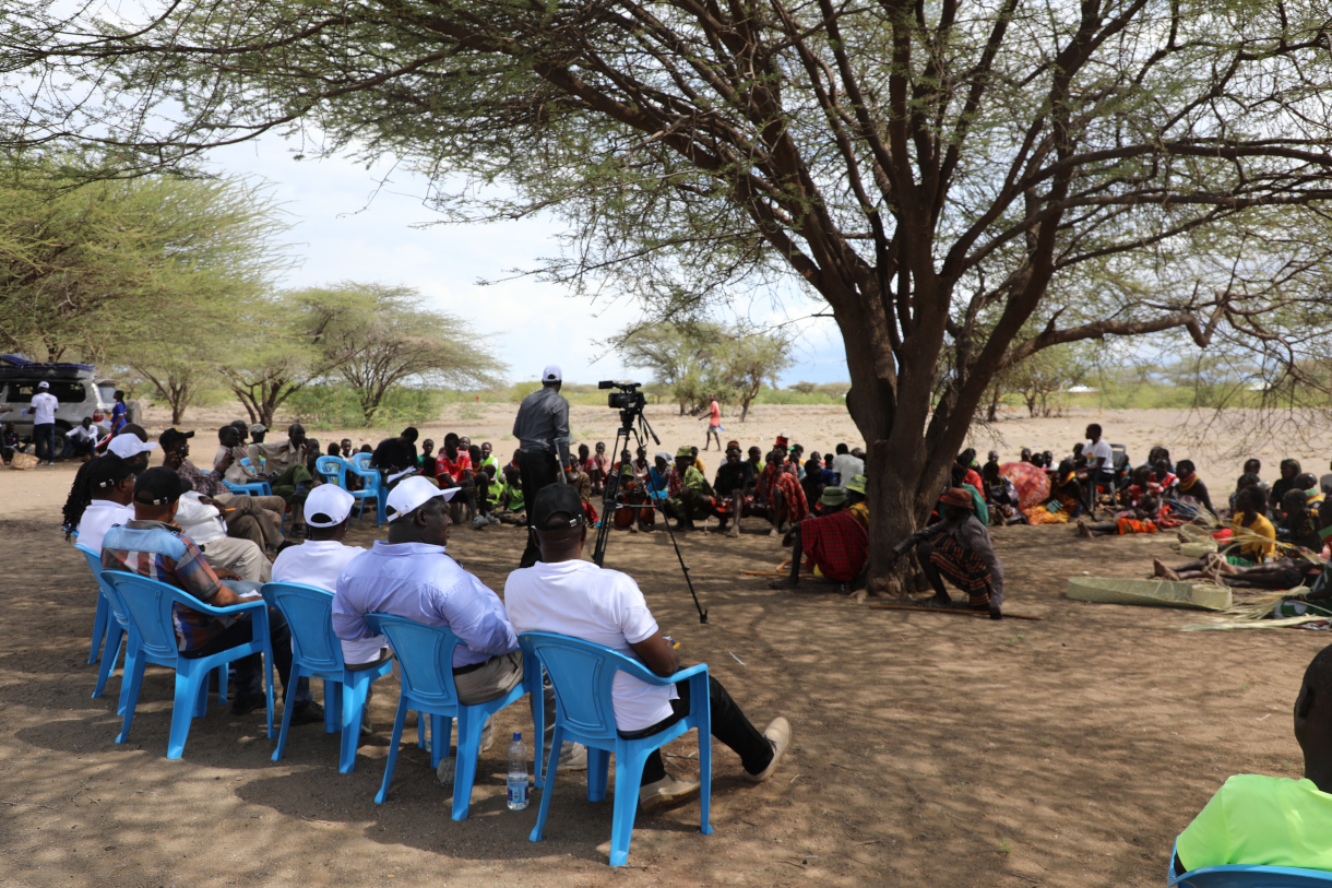 Baraza at Kalokol, June 2025.