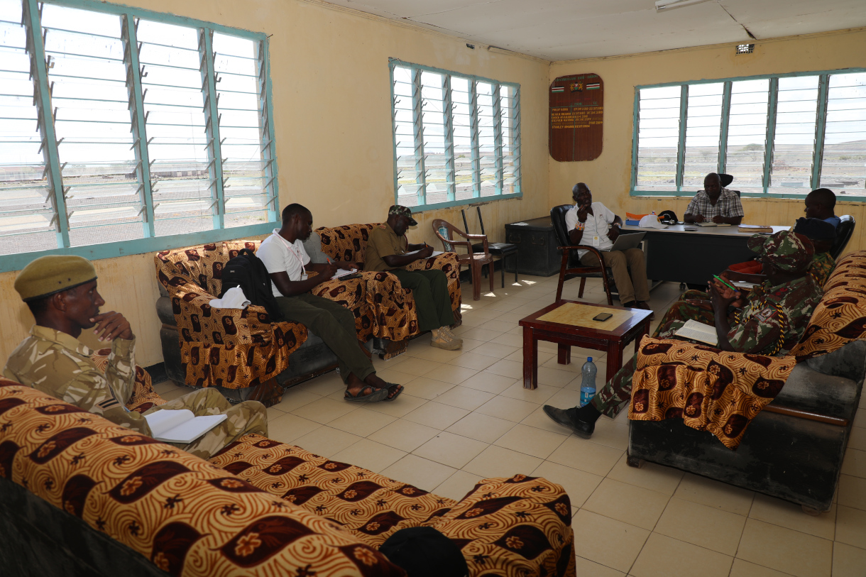 Focus Group Discussion with Security Leaders at Loiyangalani DCC office.