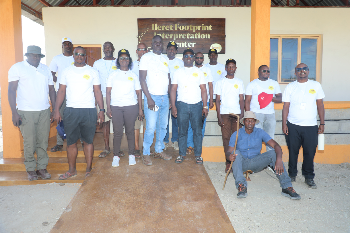 Taskforce Members visit to Ileret Footprint Centre.